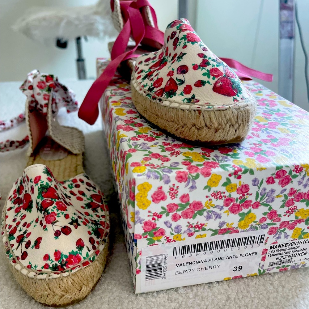 COPY - Manebi x Love Shack Fancy Valenciana Espadrilles sz 39